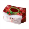 Tissue Boxes Napkins Christmas Box Er Cute Case Paper Towel Holder For Office Kitchen Living Room Tsh Shop Drop Delivery Home Gard Dhpts