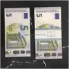 Другие праздничные вечеринки поставки Prop Money Printed Toys UK Pound GBP British 50 Памятная копия евро банкноты для детей Рождество Dhbeuggvq