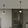 Plafondlampen Verllas Moderne LED voor woonkamer Bedide Aisle Corridor Balkon Entrance Luster Lamp