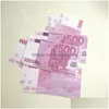 기타 축제 파티 용품 3pack bar prop fake money 10 20 50 100 200 500 유로 영화 어린이 장난감 게임 100pcs/팩 드롭 DHBUSZBYU