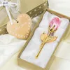 Decorative Flowers Durable Artificial Rose Branch With Metal Rod Fake Delicate Texture Lover Gift Faux Crystal Decoration