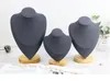 Jewelry Pouches Bags 918F Mannequin Necklace Display Stand Holder Showcase For Jewellry Window3307