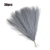 Flores decorativas 30pcs Artificial Pampas Grass Bouquet Decoração de casa Decoração de festas de casamento Plantas falsas vaso diy reed