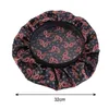 Beanies Beanie/Skull Caps Fashion Satin Bonnet For Women Day Night Round Sleep Cap Muslim Print Head Wrap Hair Styling Ladies Cover