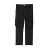 Męskie spodnie WEST High Street Tide VUJADE Multi-Pocket Work Damski funkcjonalny trend Hip-hopowe spodnie typu CasualMęskie