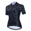 Racing Jackets 2023 Team Summer Short Sleeve Cycling Jersey Women Sport Bike Mujer Bicycle Clothing