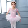 Bühnenkleidung Rosa/Pfirsich Kleinkind Kinder Ballett Kleider Kinder Ballerina Kleidung Prinzessin Tanzkostüm Für Mädchen Tanzen