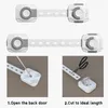 Baby Locks Latches # 4 Pcs Protezione di sicurezza per bambini Sicurezza domestica per porte er Goods Barriera per bambini 230203