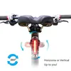 Lumières USB Rechargeable Vélo Feu Arrière LED Vélo Lumière Étanche VTT Avertissement de Sécurité Routière Rouge Vélo Lampe avec Batterie Intégrée 0202