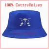 Chapeaux à large bord X Chapeau de pêche en coton Femmes Hommes Casquette Hip Hop Panama Seau Soleil Plat Top Casquettes de pêcheur