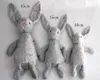 Plyschdockor många storlek mjuka fyllda djur barn lång öron kanin kanin sovande söt tecknad leksak djur barn födelsedagspresent 230203