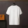 Casual Mens Prad T Shirt New Wear Designer Short Sleeve 100% Cotton High Quality Wholesale Black and White Size Tshirt Tee M 2XL