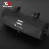 Panniers Bags WEST BIKING Bike Tube Bag Waterproof Handlebar Basket Pack Cycling Front Frame Pannier Bicycle Accessories 0201