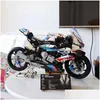 Blocks Technicial Car Block M 1000 Rr Motorcycle Type Racing Vehicle Model 1920Pcs Building Brick Toys Kids Birthday Gift Set Compat Dha9G