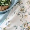 Curtain American Country Garden Finished Curtains For Bedroom Study Living Room Small Fresh Color Matching Half Shading Floral