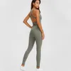 Completo da yoga Yushuhua Set completo sportivo incrociato sul retro Set tuta fitness Abbigliamento sportivo Donna Palestra Corsa Allenamento allenamento con pettorale 230203