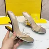 Helling hiel schoenen sandalen transparante bovenste slippers luxe ontwerper snoepkleur zomer dames casual holle puntig open teen mode sexy fabriek 35-43
