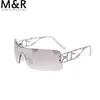 Zonnebril Punk Vrouwen Luxe Merk Designer Zonnebril UV400 Unisex Shades Eyewear Fashion Y2k Brillen 230202