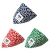 Abbigliamento per cani classico ciottolo per piccola sciarpa bandana regolabile gatto gatto da gatto cucciolo cucciolo di trigon stampati per cani