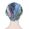 Etniska kläder muslimska kvinnor Braid Elastic Turban Hat Chemo Cancer Cap Arab Head Scarf Wrap Cover Headscarf Islamiska bandanas tillbehör