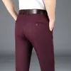 Herren Hosen Frühling Sommer Mode Business Casual Lange Anzug Männliche Elastische Gerade Formelle Hose Plus Große Größe 3040 230203