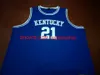 Homens para jovens personalizados Vintage #21 Kentucky Tayshaun Prince Basketball Jersey Size S-4xl 5xl ou personalizado qualquer nome ou n￺mero Jersey