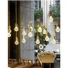 Подвесные лампы мини -светильники медные стеклянные скандинавские простой современный потолок 1 световой подвесной