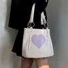 Avondtassen Xiuya Harajuku Kawaii Schouder Vrouwen Japanse Leuke Hart Lolita Tote Dames Handtassen Grote Shopper Met Rits 230203