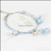 Braccialetti con ciondoli Fidanzate Campana Versione coreana di Sweet Sen Department Piccolo braccialetto in ceramica Gioielli semplici Luckyhat Drop Delivery Dhrcz