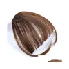 Bangs High Quality Short Synthetic Hairpieces Hair Women Natural Fake Heat Resistant Drop Delivery Products Extensions Dh9Ro