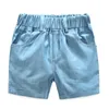 Kläder sätter sommarpojkekläder fåglar tryckt skjorta med blå shorts 2 stycken/set barn kostym för småbarn pojkar set mode