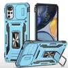 Camera Protection Cases For OPPO Reno 7 A77 A54 4G Lite Sliding Window Armor Phone Ring Shockproof Case Fundas Capa