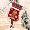 Kerstverslaafden Kousen Old Man/Bear/Snowman/Elk Doll Stocking for Home Party Supplies Gifts