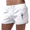 Men's Shorts Summer Men Beach Brand Men's Stretch Swim Trunks Quick Dry Drawstring Boxer Briefs Training Short Mens Print