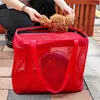 Hundbilsäte täcker Pet Mesh Bag Luxury Travel Cat Carrier Ryggsäck Bär väskor Summer för små hundar Handväska