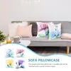 Funda de almohada, funda de cojín, funda de almohada con flores, Fundas decorativas florales, Cojines Decorativos, Fundas cuadradas de Paraflower, granja