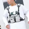 Torby w talii 2023 Funkcjonalna taktyczna torba na klatkę piersiową dla mężczyzn moda kamizelka hip -hopowa pakiet streetwearu unisex odblaskowy zestaw