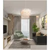 H￤ngslampor fj￤derljus hanglamp lampa nordisk design lyster vintage loft dekor matsal k￶k hemljus fixturer led droppe dhyrj