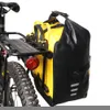 Panniers S Rhinowalk 2 Pieces 20L Bicycle Pannier Accessories Waterproof Portable Bike Trunk Pack Travel Cycling Bag 0201