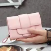 محفظة رفاهية ناعمة من الجلود نساء Hasp Wallet Fashion Tri-Folds Clutch for Girls Coin Presal Card Mostulers Bage Female Money Bage