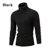 Suéteres masculinos Inverno Jacquard Men Turtleneck Color Sólida de Cor para Manga Longa Esporte Masculino Macho de Menina Filada Os Meninas Time22