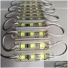 LED Modüller Modları 20pcs 3 SMD 5054 12V Serin beyaz işaret mektupları için daha parlak reklam Mağazası Mağazası Ön Işıklar Damla Teslimat Aydınlatma Hol Dhxi8