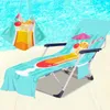 Stuhlabdeckungen Fruchtserie Printed Beach Lounge Cover Handtücher Out