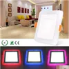 Led Panel Lights Acrylique Dimmable Double Couleur Blanc Rgb Embedded Light 6W 9W 18W 24W Downlight Éclairage Intérieur Encastré Avec Télécommande Dr Dhnsc