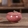Bouteilles De Stockage Thé Café Pot De Sucre Chine Artisanat Décoration Mini Pots De Cuisine En Céramique Conteneurs Décor À La Maison
