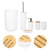 Bath Accessory Set Bathroom Soap Accessories Cup Holder Dispenser Toilet Pump Tray Can Tumbler Washing Vanity Countertop Dish