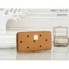 HOT mc Designer Wallets Womens Zipper Change Purse Fashionable Brown Square Designer Bag Wallet