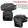 Panniers Lixada 3in1 Bike Rack Trunk Waterproof Bicycle Rear Seat w 2 Side Hanging s Cycling Cargo Luggage Pannier Bag 0201