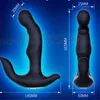 Vibrator roterende kralen trillende anale plug scrotum stimulatie kont prostaat massager afstandsbediening masturbatie seksspeeltjes voor mannen 0803