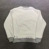 kapital réversible sweat manches longues trous sourire visage conception hommes pull à capuche lâche ras du cou plus taille sweat blanc poids lourd pulls